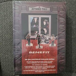 Jethro Tull Benefit 50th anniversary enhanced edition box set with 4 cds & 2 dvd
